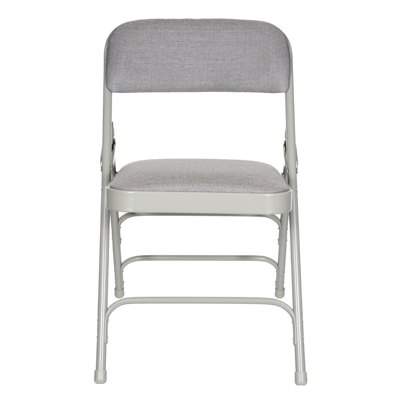 Hampden Furnishings Bernadine Collection Fabric Triple Brace Folding Chair, Pack of 4