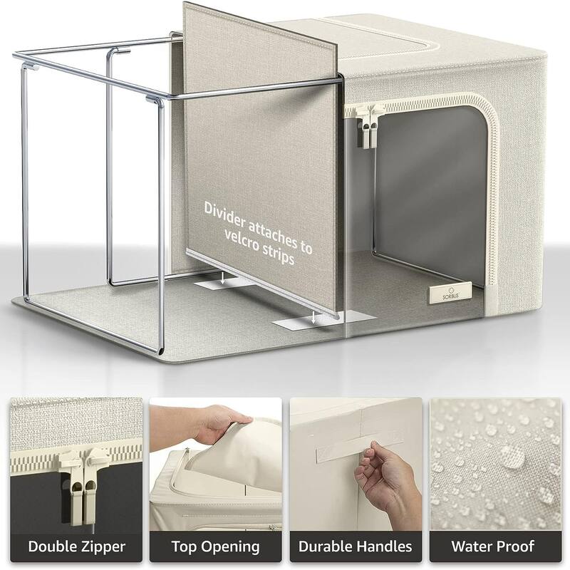 Storage Bins With Window (Single) - 12.62'' H X 19.75'' W X 16'' D