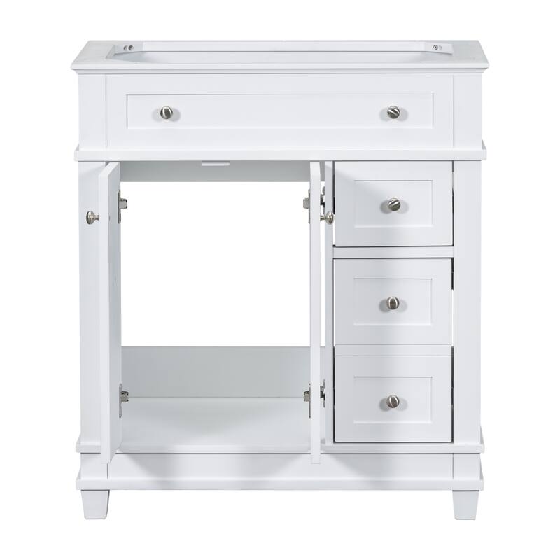 30" Free Standing Bathroom Vanity Cabinet