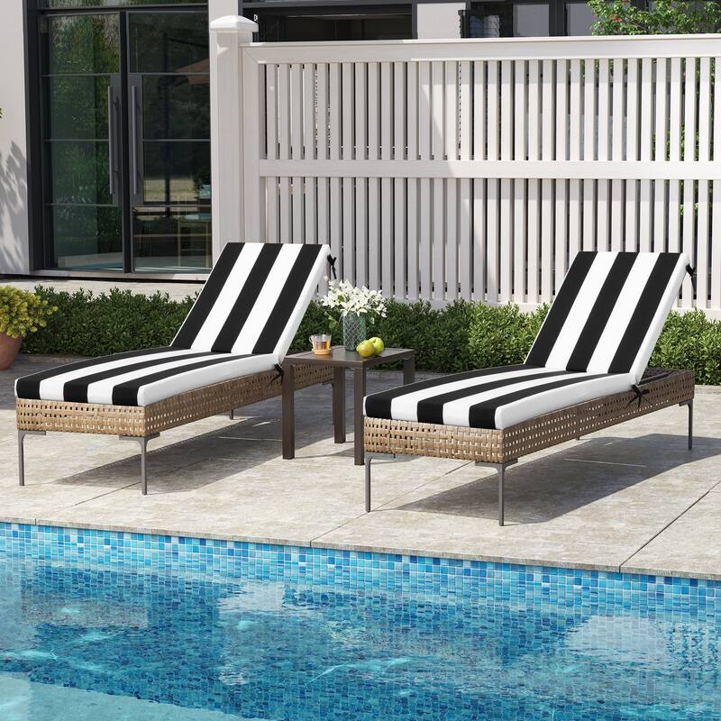 Outdoor Patio Chaise Lounge Chair Cushion
