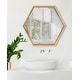preview thumbnail 6 of 35, Kate and Laurel Calter Hexagon Framed Wall Mirror