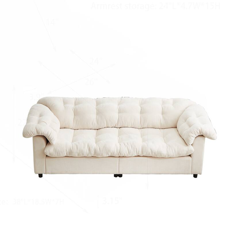 Comfortable Chenille Sofa for Various Spaces, Enhancing Interior Style