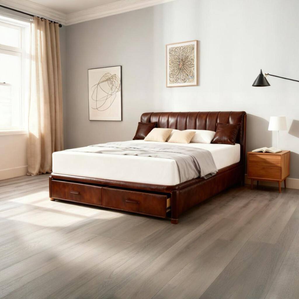 10 Queen Green Tea Memory Foam Mattress in Box, Fiberglass Free, White(Bed not included)