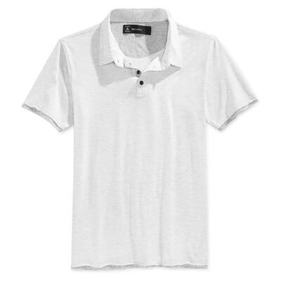 Astronomy Mens Evan Rugby Polo Shirt, Grey, Small