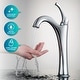 preview thumbnail 15 of 35, Kraus Glass Vessel Sink, Bathroom Faucet, Pop Up Drain, Mounting Ring