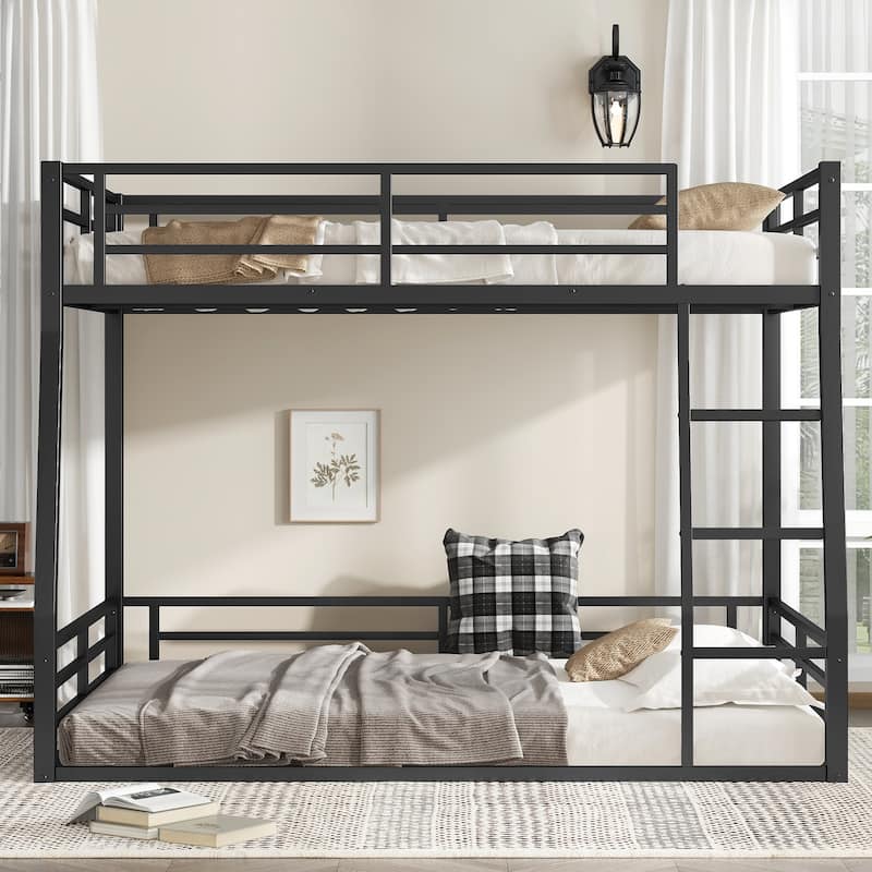 Metal Heavy-duty Bunk Bed for Teens and Adults, No Box Spring Needed