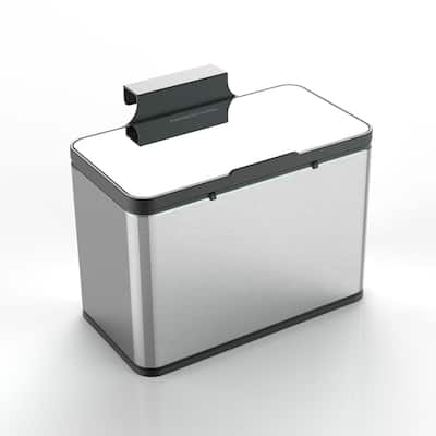 NINESTARS Kitchen Compost Caddy Trash Can 0.8 Gallon