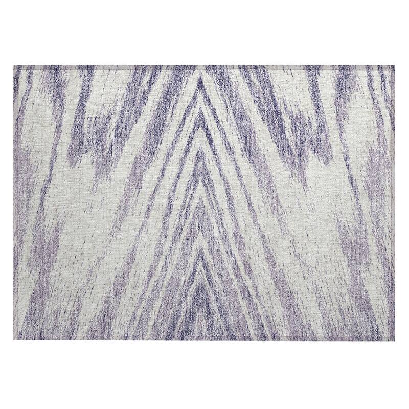 Machine Washable Indoor/ Outdoor Chantille Chevron Modern Rug
