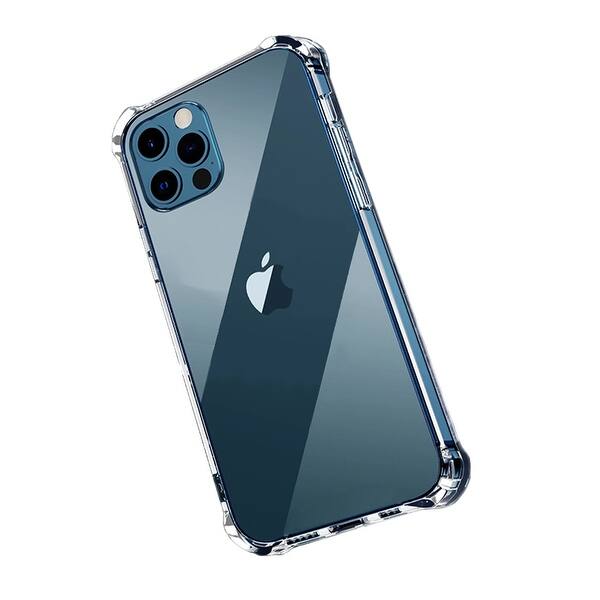 Iphone 12 Pro Max Slim Clear Protective Tpu Case Reinforced Corners Wireless Charge Capable Iphone 12 Pro Max Only Overstock