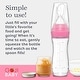 preview thumbnail 3 of 7, Tadpoles 4 oz Silicone Baby Food Dispensing Spoon 4 Pack - Includes Stopper (Pink)