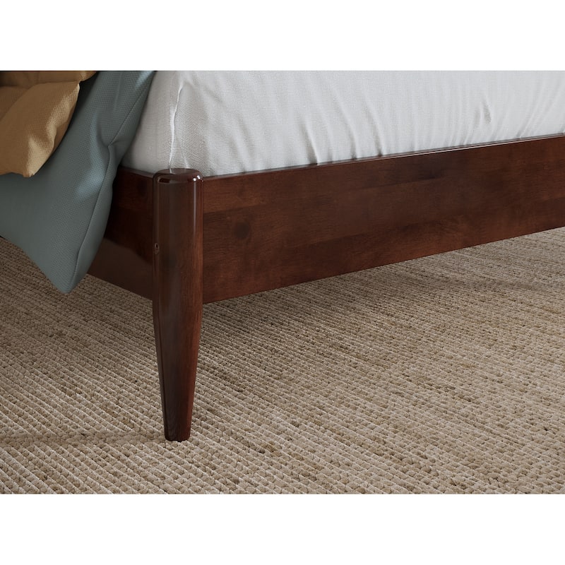 Naples Solid Wood Low Profile Platform Bed