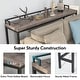 preview thumbnail 13 of 19, 70.9 inch Long Console Table Behind Sofa Couch Narrow Entry Hallway Table