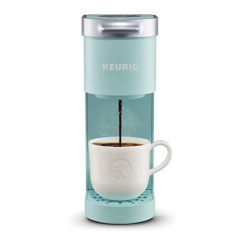 Keurig K-Mini Single Coffee Maker (Oasis) w/ Tumbler & Accessories