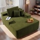 preview thumbnail 8 of 54, HOOOWOOO Modern Upgraded Fabric Sofa Chaise Lounge Cloud Velvet Green
