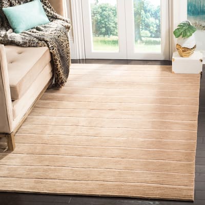 SAFAVIEH Couture Hand-knotted Tibetan Ryang Modern Wool Rug