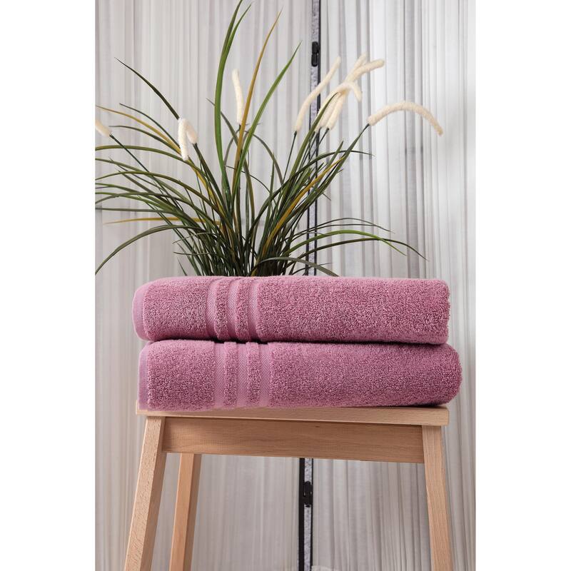 Ozan Premium Home 100% Turkish Cotton Sienna Luxury Collection Bath Towels (Set of 2)