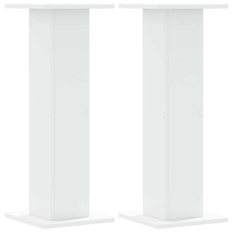 vidaXL Plant Stand White Engineered wood 11.8 x 11.8 x 31.5 in - 11.8 x 11.8 x 31.5 in
