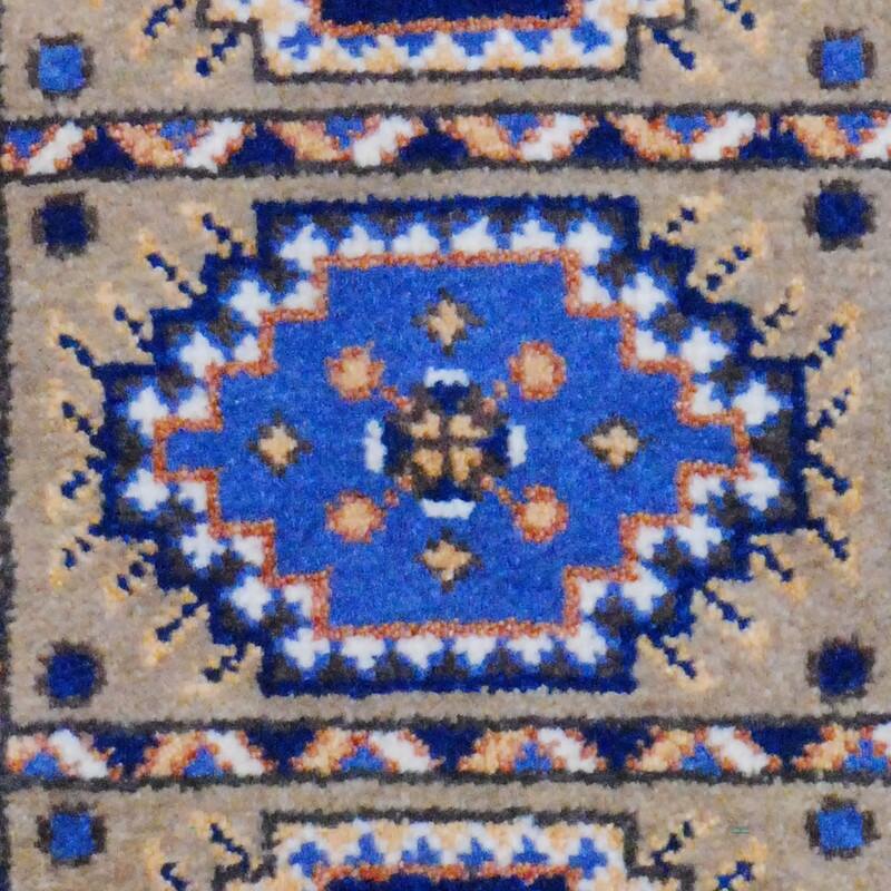 HERAT ORIENTAL Handmade Kazak Wool Rug - 2' x 3' - 2' x 3'