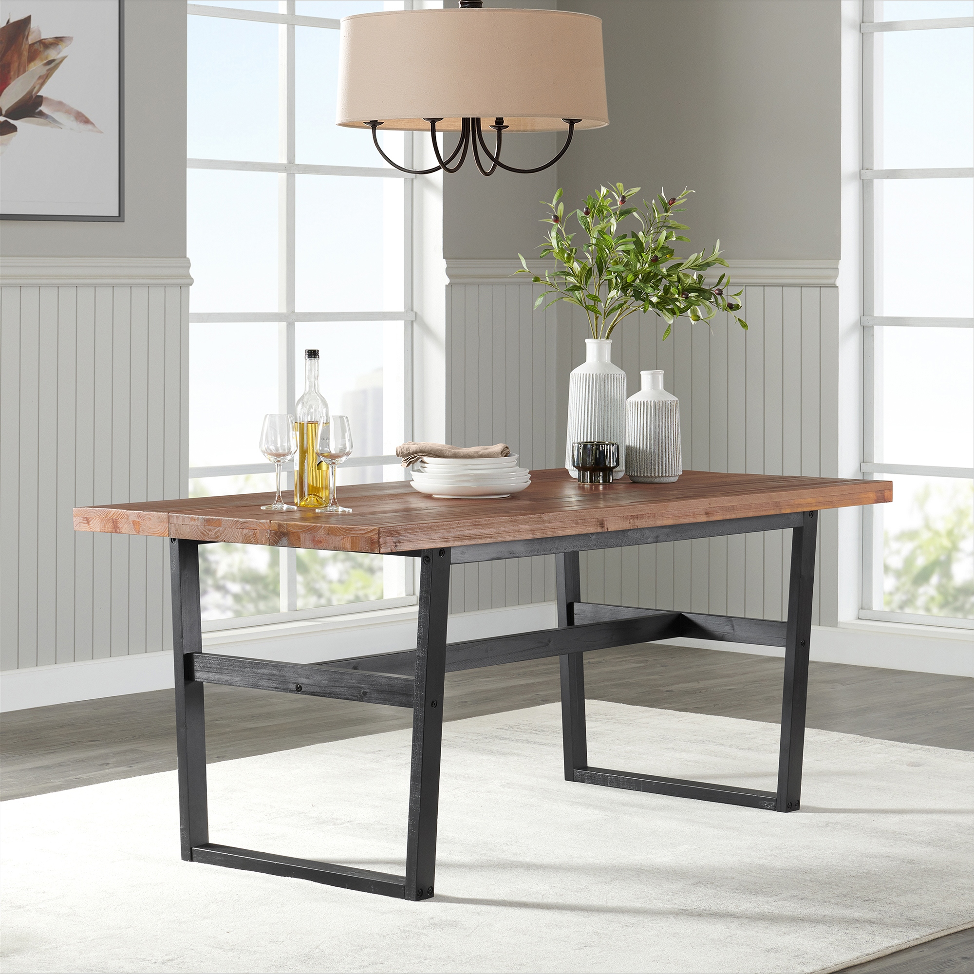 Cedar dining table on sale for sale