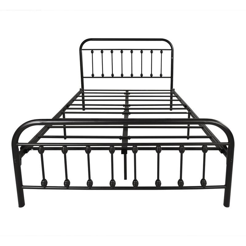 BANSA ROSE Classic Metal Pipe Bed Classic Retro Iron Frame Bed