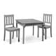 preview thumbnail 2 of 2, Sorelle Furniture Imagination 3-piece Kids' Craft Table and Chair Set Grey