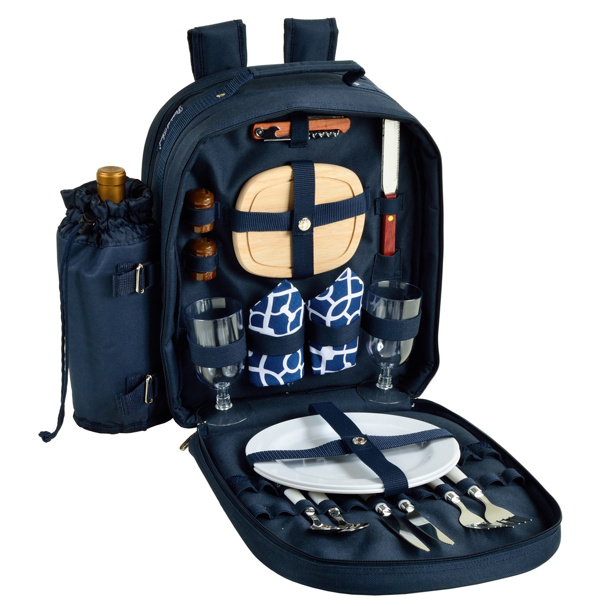 Picnic at Ascot - 2 Person Picnic Backpack with Cooler & Wine Holder