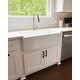 preview thumbnail 6 of 6, Harper Farmhouse Apron Front Fireclay 36 in. Single Bowl Kitchen Sink in Crisp White with Care IQ Kit