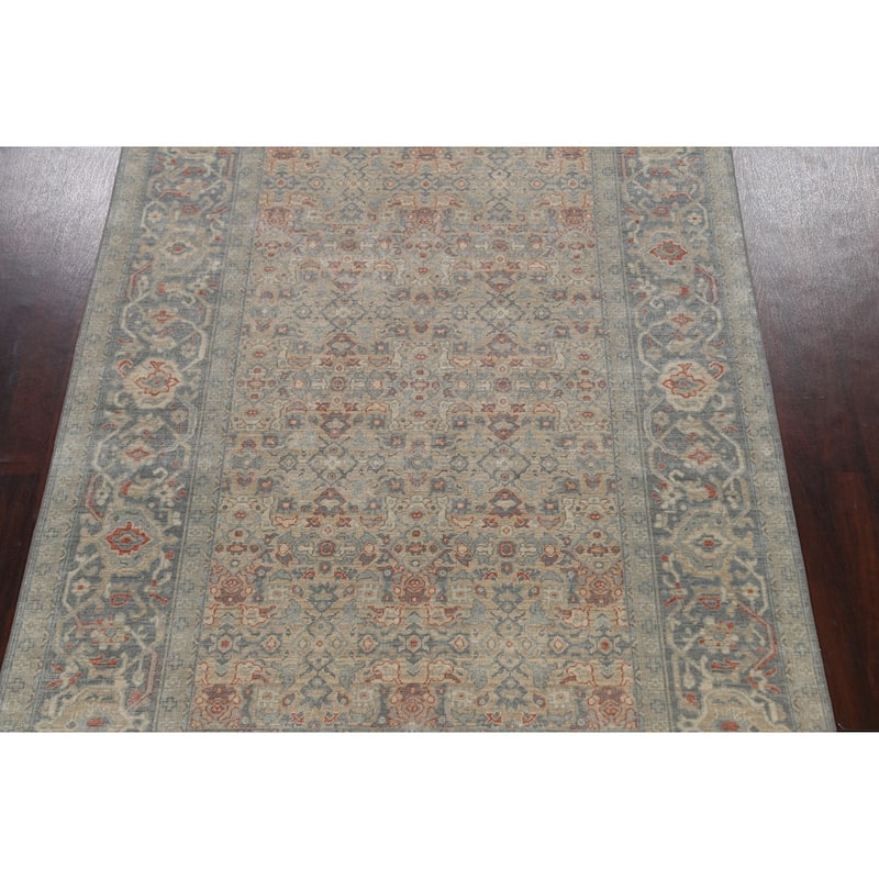 Geometric Turkish Oriental Ziegler Wool Area Rug Dining Room Carpet - 6'7" x 9'10"