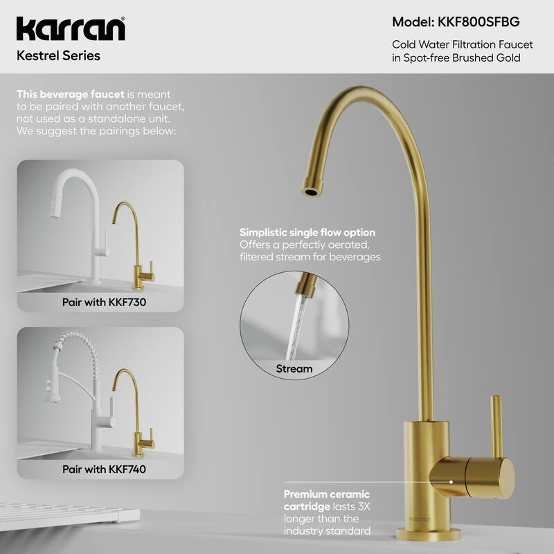 Karran Kestrel Single Handle Beverage Faucet