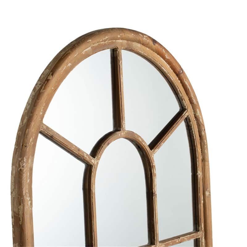 Half-Round Elongated Mirror