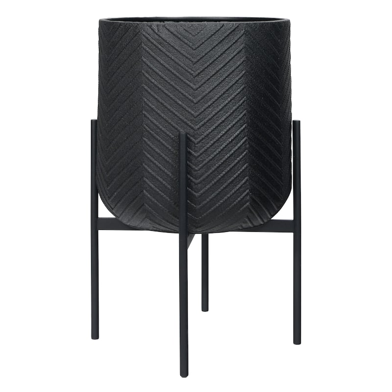 Metal Planter with Stand