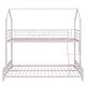 preview thumbnail 6 of 43, Metal House Bunk Bed, Twin over Full