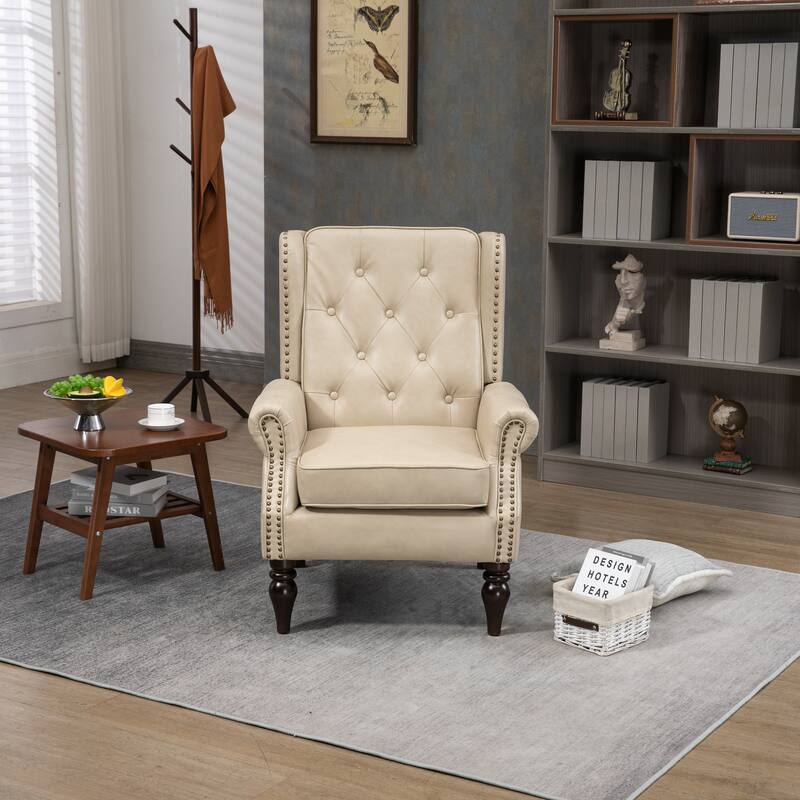 Modern Accent Chair Lounge Chair - Camel