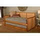 preview thumbnail 20 of 24, Somette Abaco Daybed with Pop-Up in Honey Includes Mattresses