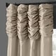 preview thumbnail 39 of 70, Exclusive Fabrics Single Ruched Faux Solid Taffeta Curtain (1 Panel)