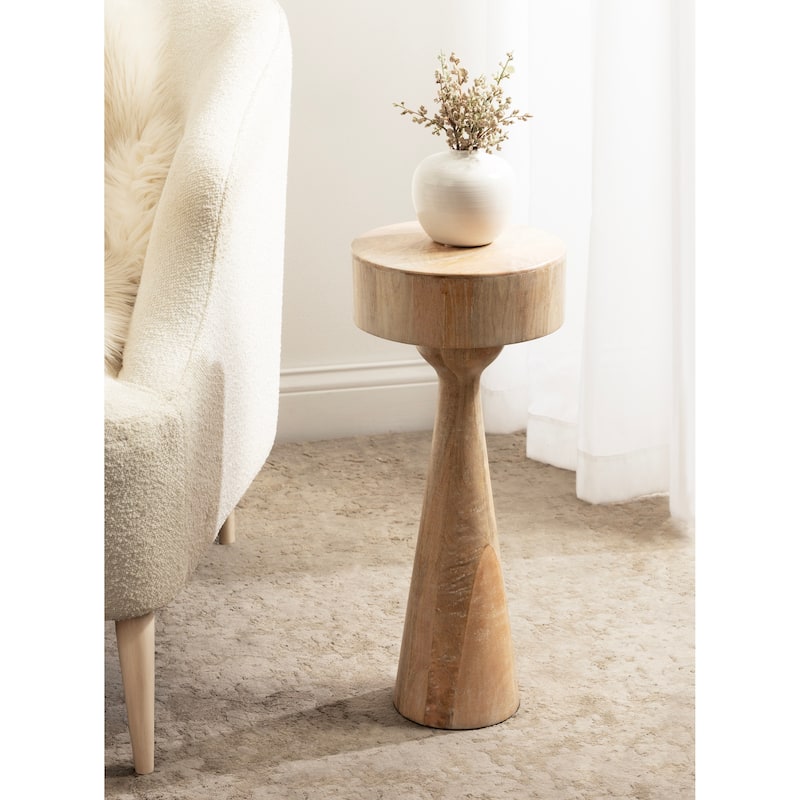 Kate and Laurel Solbrett Wood Drink Table