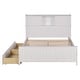 preview thumbnail 23 of 22, Full Platform Bed with 2-Drawers, Storage Headboard and Sliding Door, Grey
