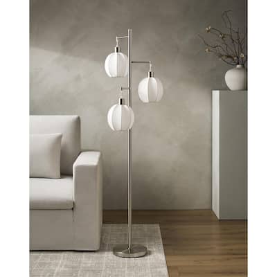 Livabliss Vamo Modern Accent Floor Lamp - 66"H x 18"W x 10"D