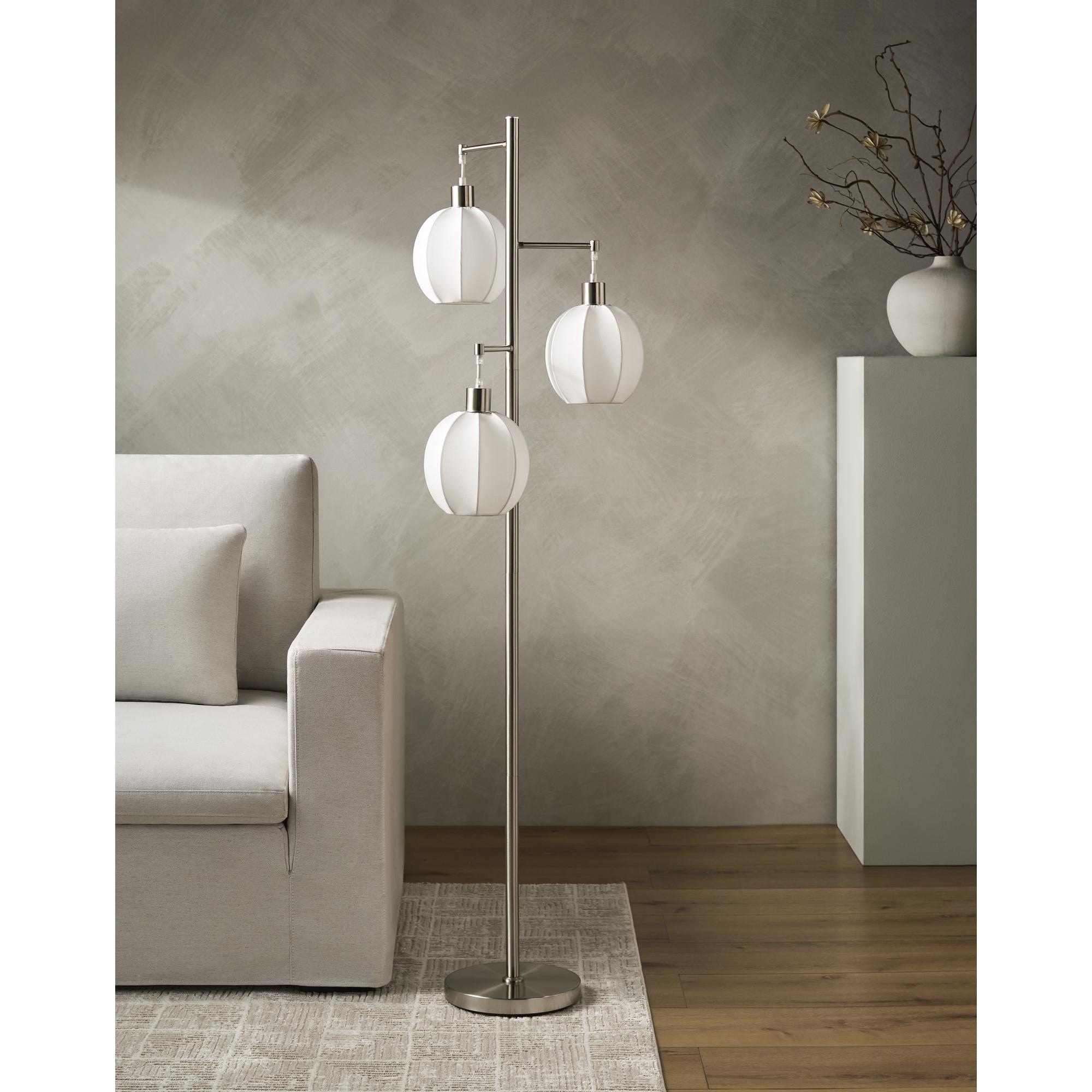 Livabliss Vamo Modern Accent Floor Lamp - 66"H x 18"W x 10"D
