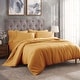 preview thumbnail 32 of 89, Superior Egyptian Cotton 300 Thread Count Solid Duvet Cover Set Gold - Twin