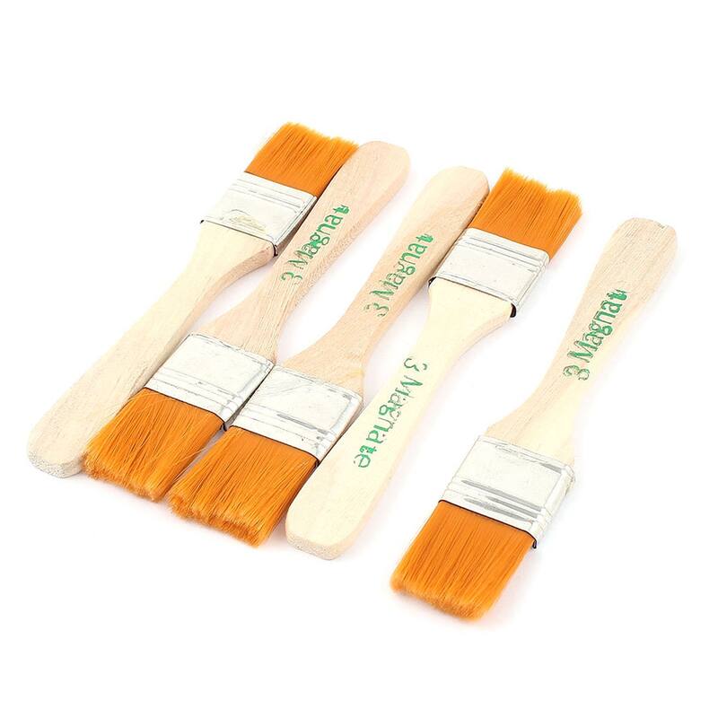 5 Pcs Baking Bread Cook Pastry Oil Cream BBQ Tool Basting Brush