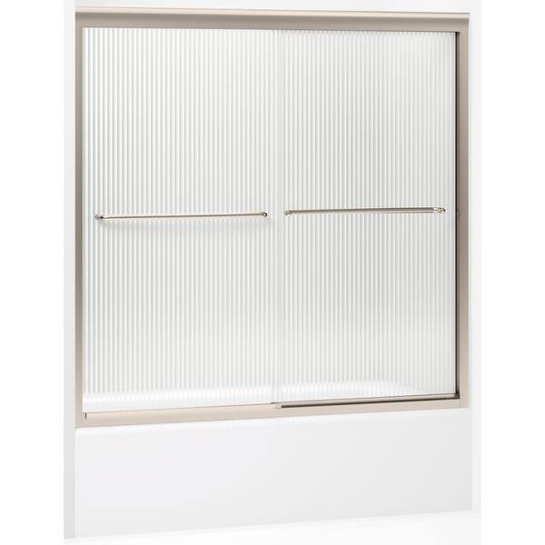 Shop Kohler K 702200 G54 Fluence Frameless Bypass Tub And Shower