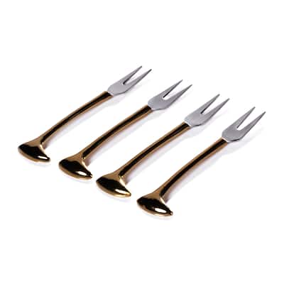 Sable 4-Piece Set Cheese & Cocktail Forks