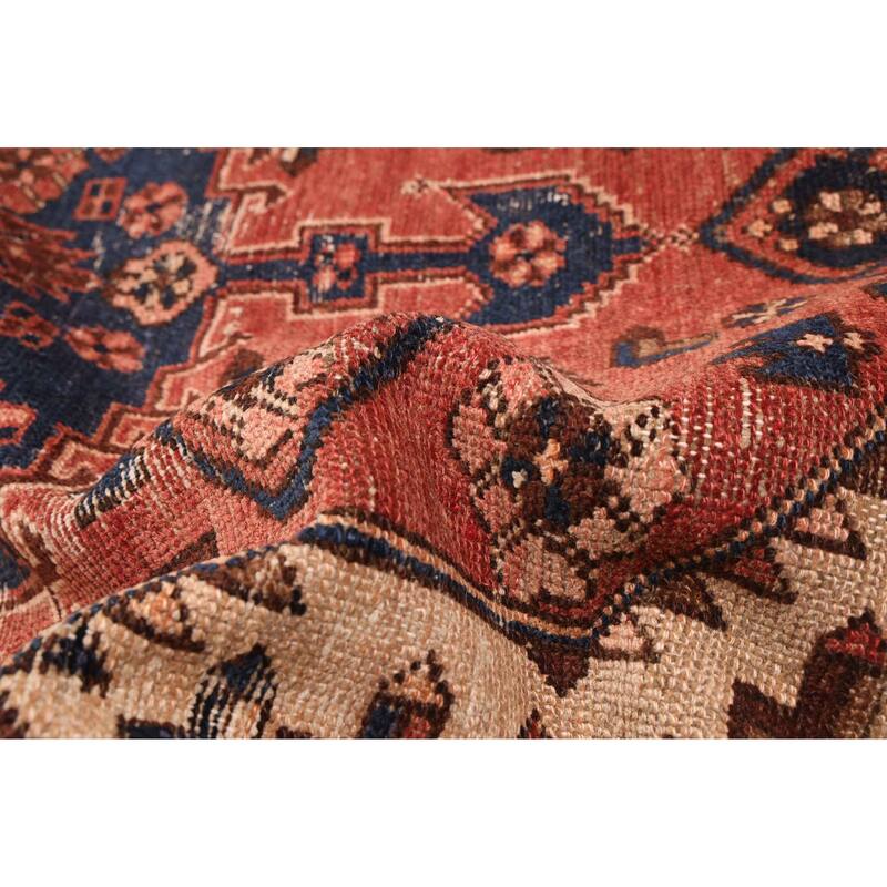 ECARPETGALLERY Hand-knotted Antalya Vintage Red Wool Rug - 4'5 x 6'2