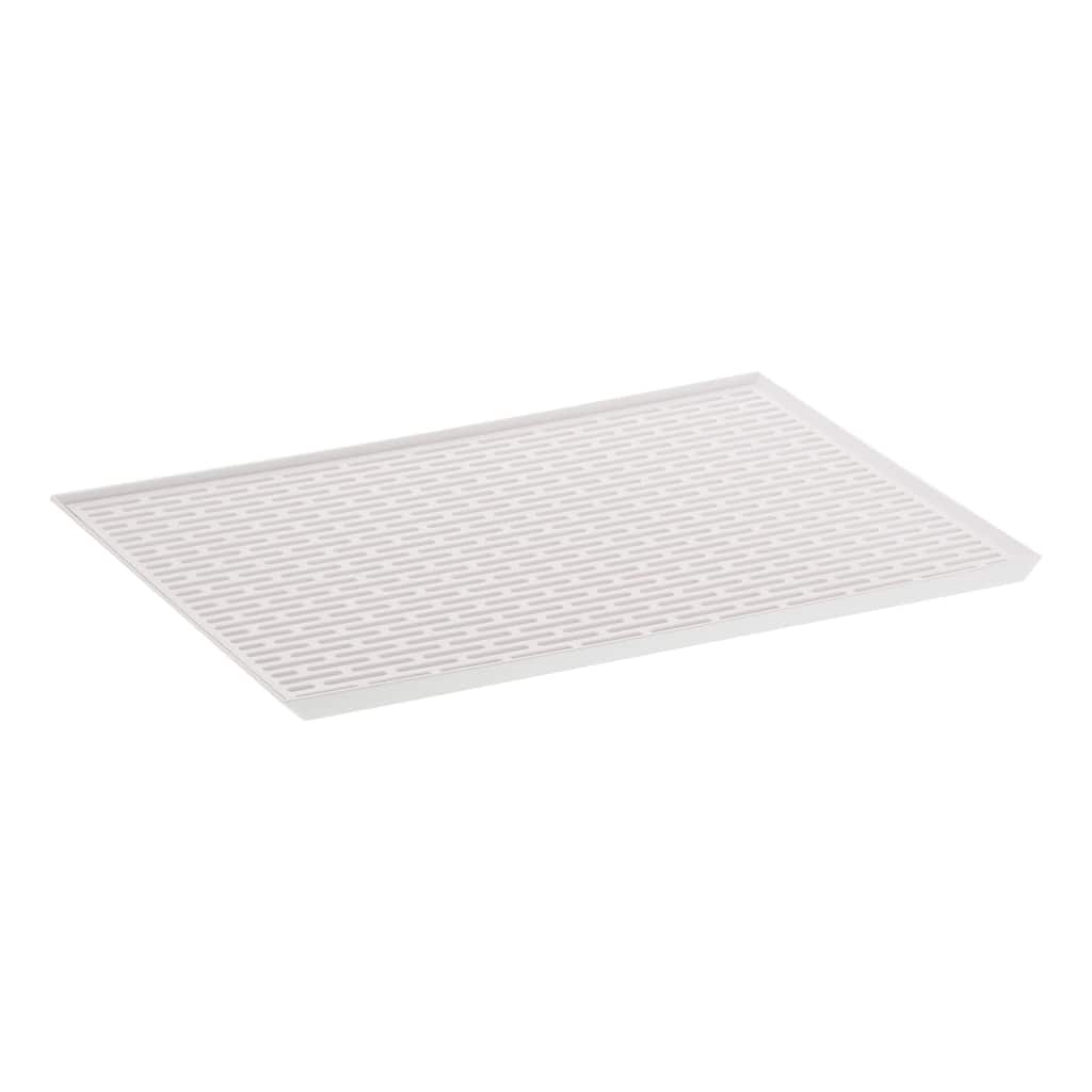 Yamazaki Home Dish Drainer Tray, ABS Plastic - L 12.09 x W 16.73 x H 0.59 inches