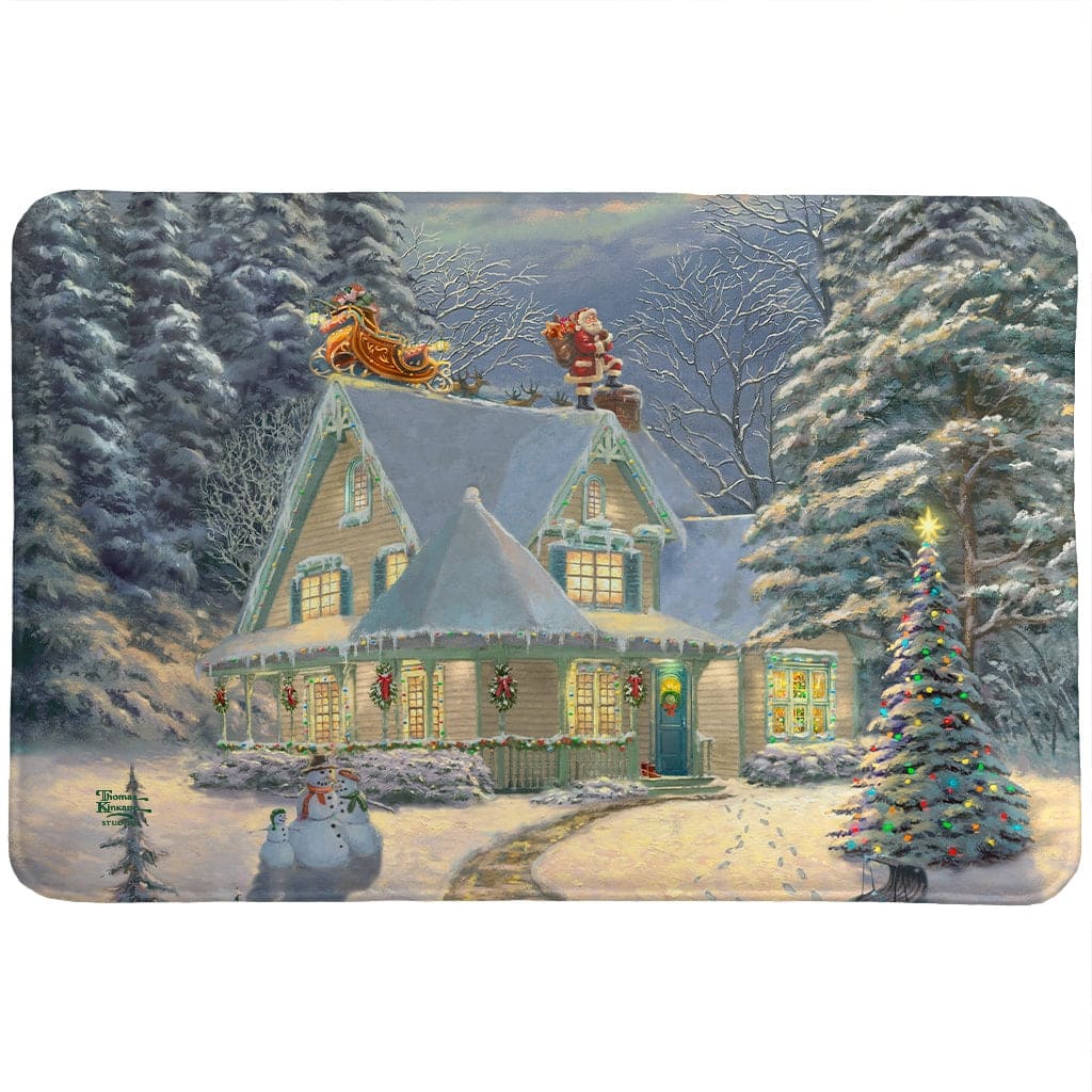 Thomas Kinkade Midnight Delivery Memory Foam Rug by Laural Home