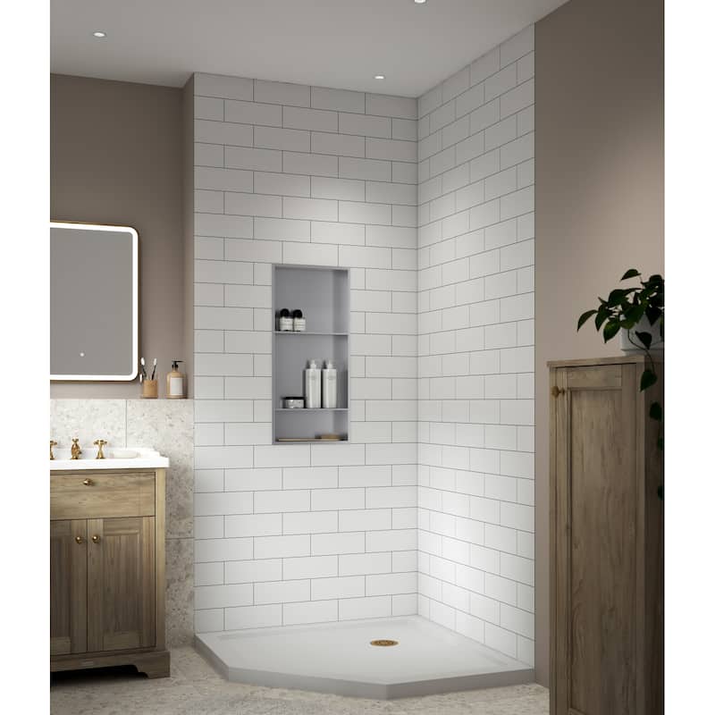 CRAFT + MAIN N1432S 32" x 14" Shower Niche