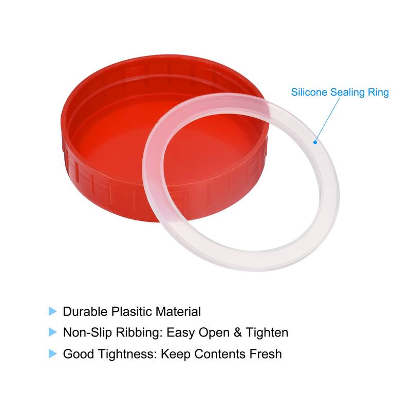 Mason Jar Lids, 18pcs - Storage Lids, 10 Regular Mouth 8 Wide Mouth