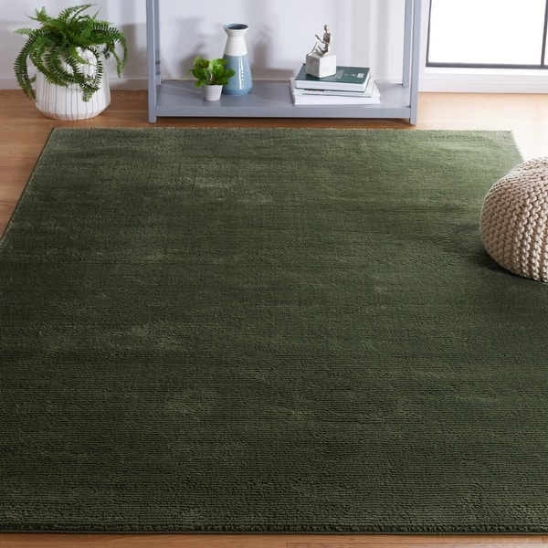 SAFAVIEH Revive Safeta Solid Rug - 8' x 10' - Green - Rectangle