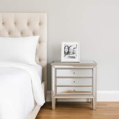 Modern Mirror Zaria Nightstand (Set of 2 )